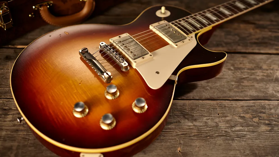An electric guitar